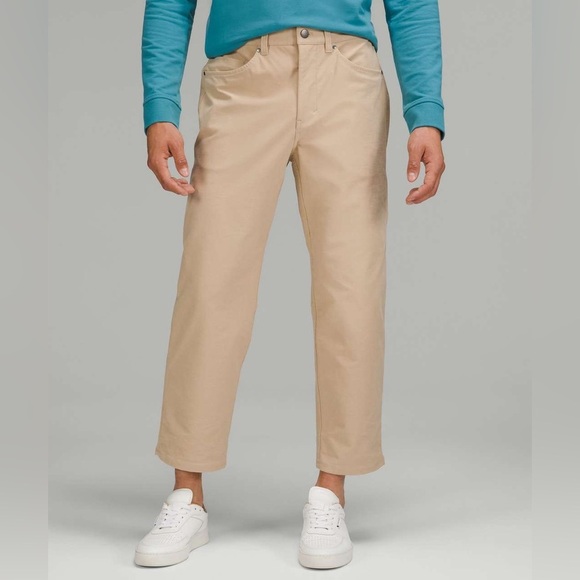lululemon athletica Other - Lululemon Men’s ABC Crop Pant Relaxed Utilitech
Trench Tan Size 38